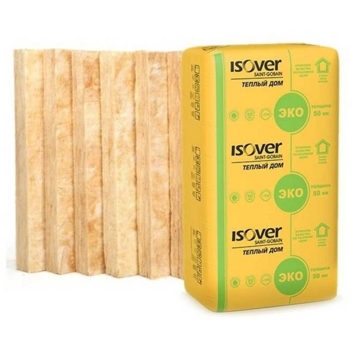 Утеплитель Isover Изовер Тёплый Дом Плита 50х610х1170 в Ейске